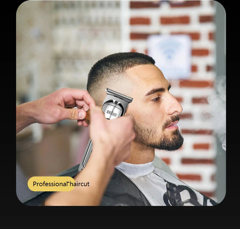 Original Fang Braun 9013 Electric Hairdresser Shaving Head Pusher Electric Pusher Clipper Hair Precision Trimmer for Men