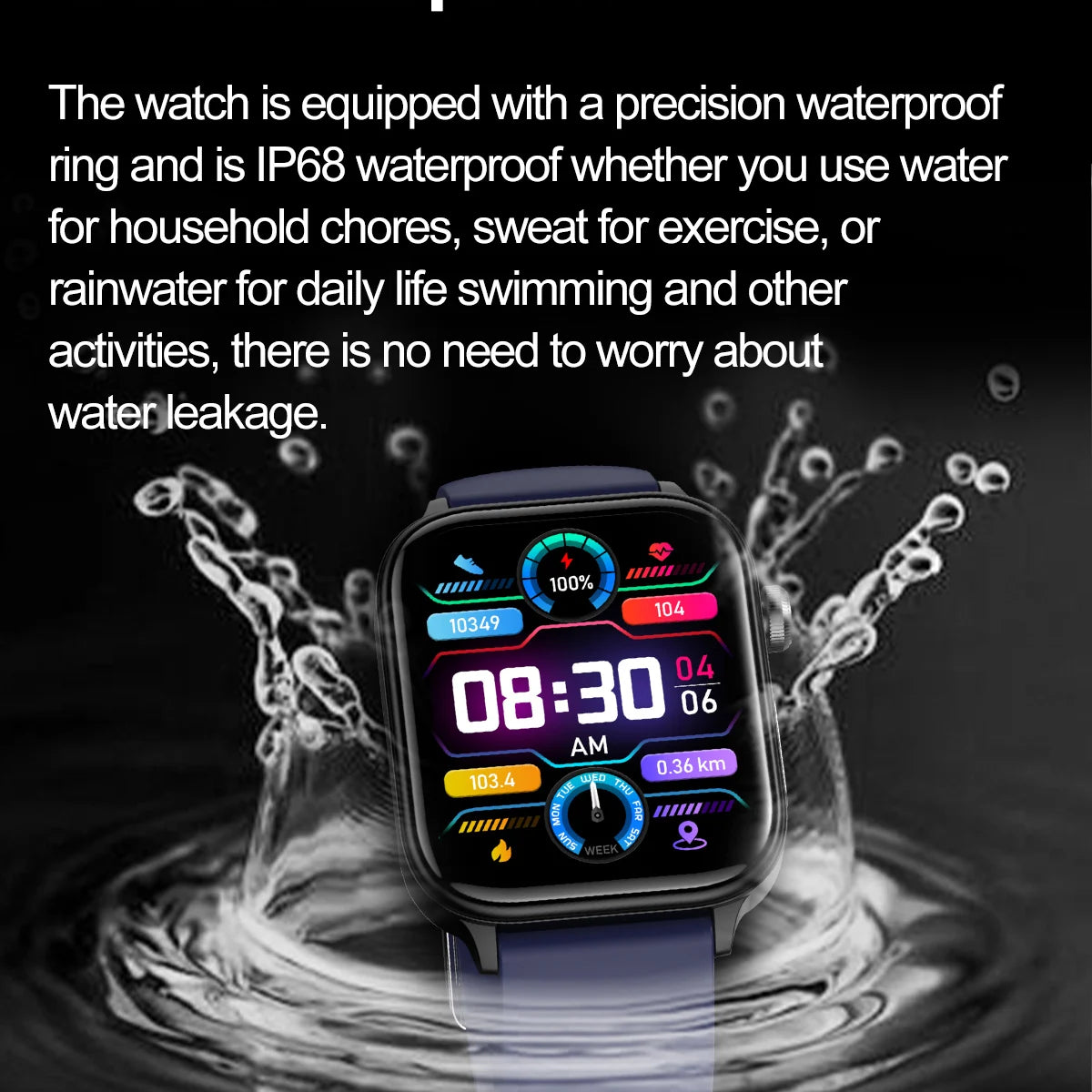 2024New AI Medical Diagnosis Blood Lipids Uric Acid Blood Glucose Smart Watch Men ECG+PPG Voice Bluetooth Call Health Smartwatch